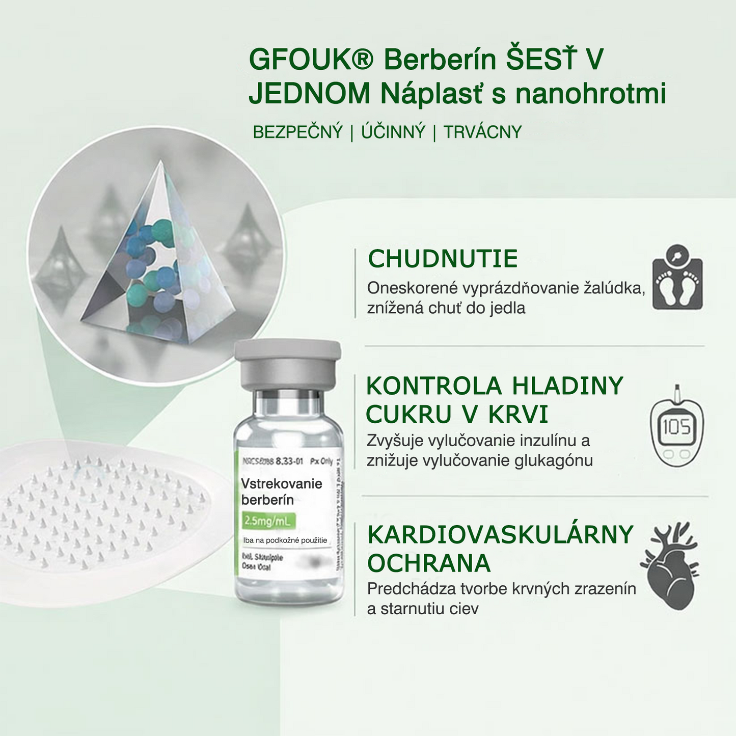 🚀Nová verzia pre rok 2026: 𝑮𝑭𝑶𝑼𝑲® 𝑩𝒆𝒓𝑏𝘦𝘳𝑖𝗇𝒆 6 v 1 Nano Mikroihličková Náplasť s Vedecky Podloženým Zložením🚀
