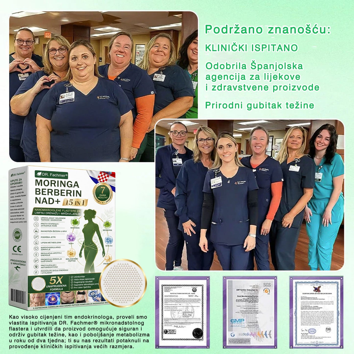 💛DR.Fachmer® Moringa Berberine NAD+ 15-v-1 Nano-mikroihličková náplasť | Nová generácia starostlivosti o telo s pokročilým nano zložením 💛
