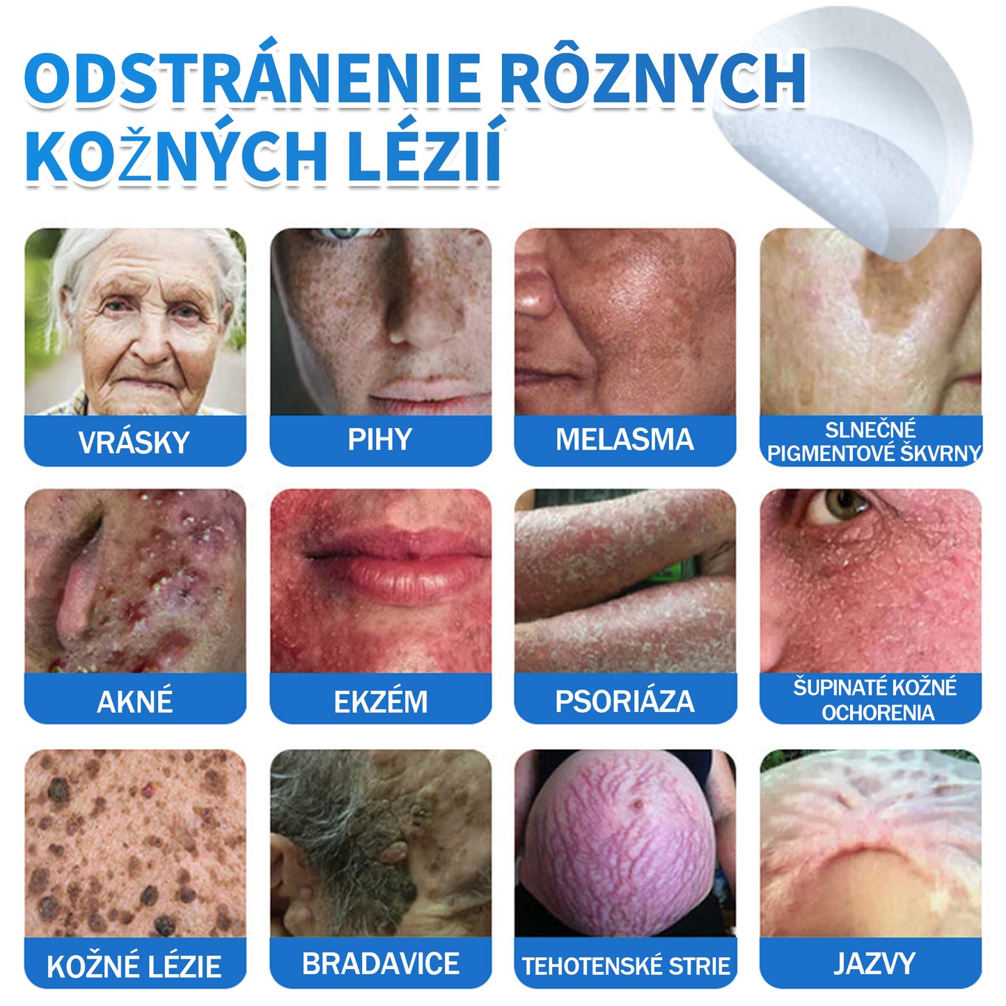 🫶📕 Náplasť DR.Fachmer® 2 v 1 s mikroihličkami a hydrokoloidom |👉 Odstraňovač vyvýšených materských znamienok, akné, plochých bradavíc a kožných výrastkov | Zlepšuje vrásky, jazvy a škvrny | Neviditeľné náplasti na pupienky na tvár a telo