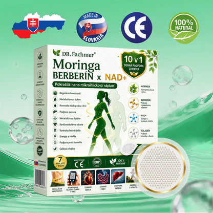 💛DR.Fachmer® Moringa Berberine NAD+ 15-v-1 Nano-mikroihličková náplasť | Nová generácia starostlivosti o telo s pokročilým nano zložením 💛