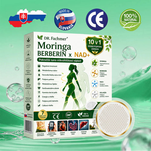 💛DR.Fachmer® Moringa Berberine NAD+ 15-v-1 Nano-mikroihličková náplasť | Nová generácia starostlivosti o telo s pokročilým nano zložením 💛
