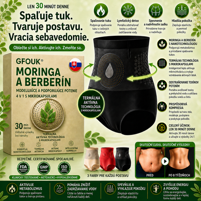 🪅🧵GFOUK® 2026 Prírodná bylinná vylepšená verzia |🎁 4 v 1 formujúce šortky s moringou, berberínom a mikročiasticami